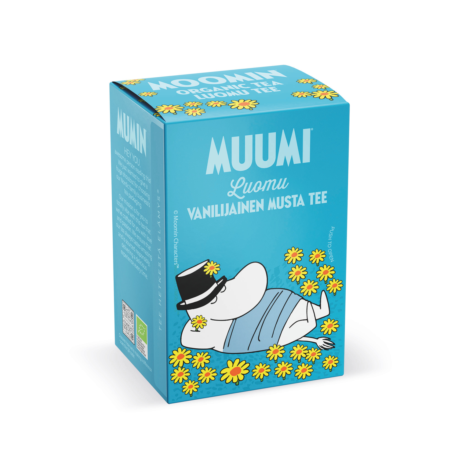Muumi vaniljainen musta tee -pussitee UUTUUS