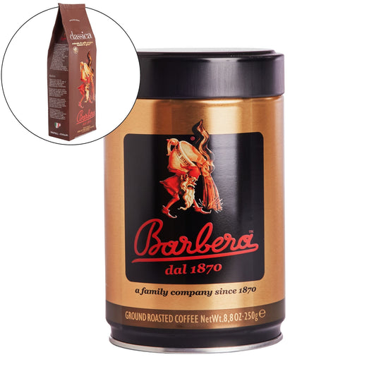 Barbera jauhettu kahvi purkissa 250 g - kahvi