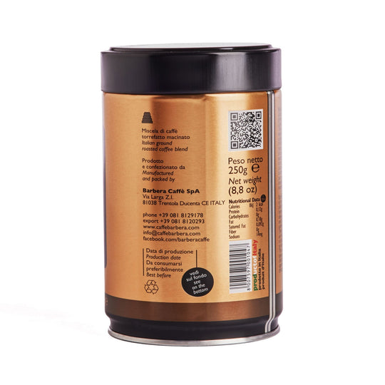 Barbera jauhettu kahvi purkissa 250 g - kahvi