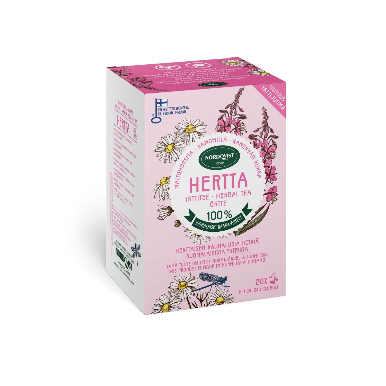 Hertta-yrttijuoma - Pussitee