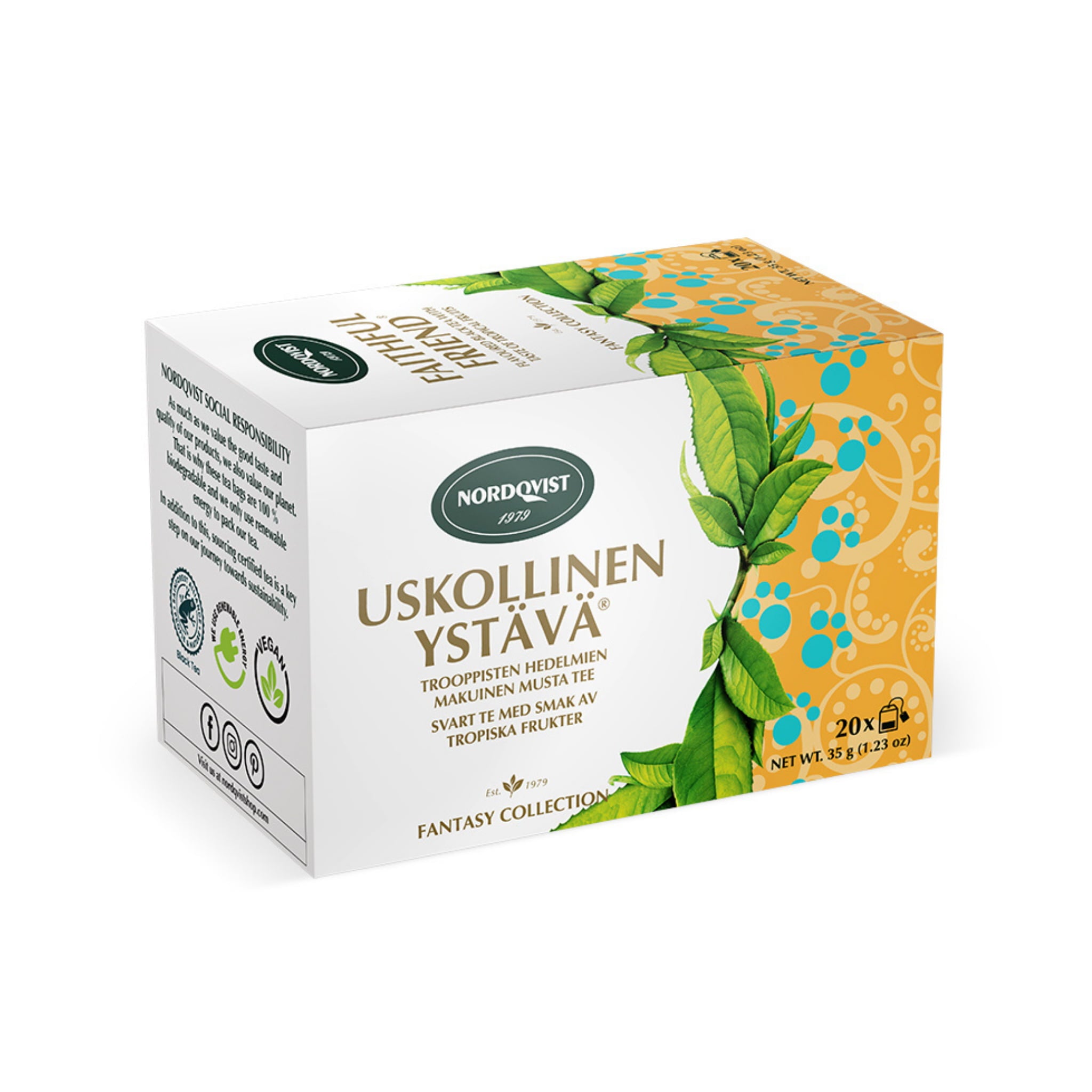 Uskollinen Ystävä -pussitee - 1kpl - Pussitee