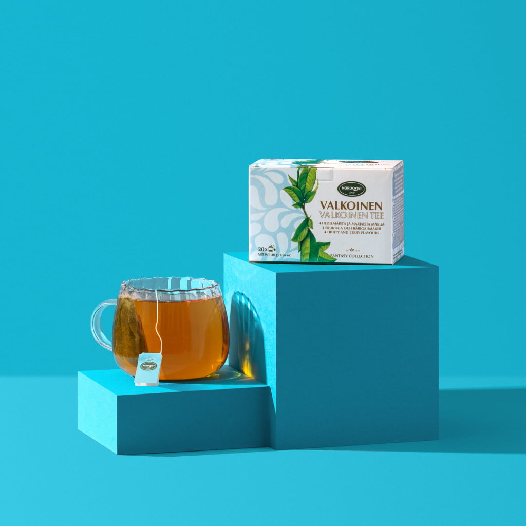 Valkoinen-pussitee - 1kpl - Pussitee