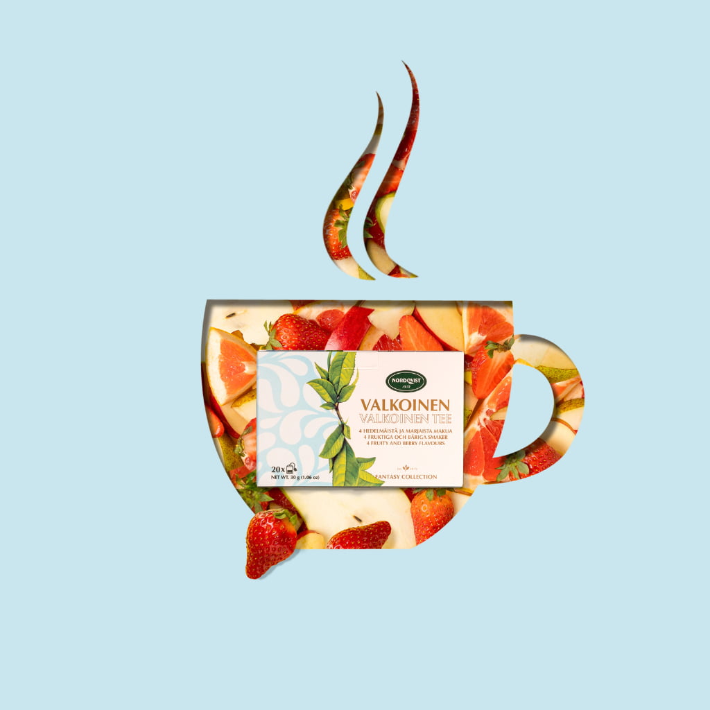 Valkoinen-pussitee - 1kpl - Pussitee