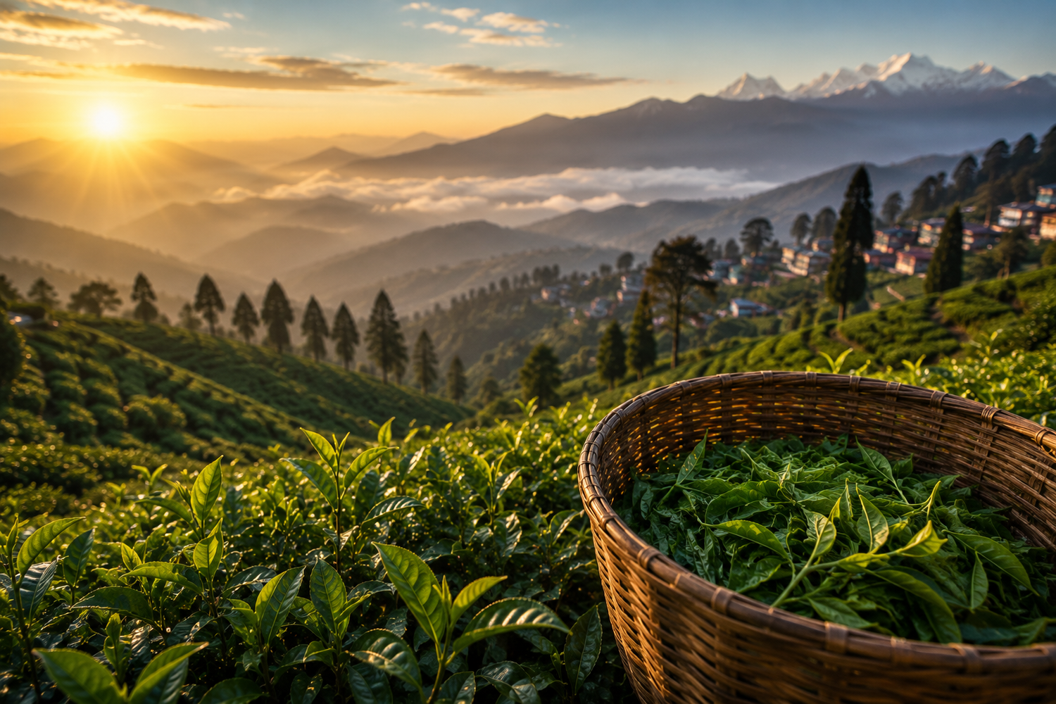 Darjeeling-tee: Intian samppanja Himalajan rinteiltä