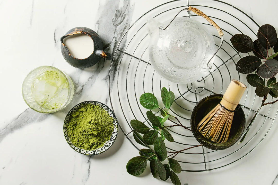 Matcha teen valmistus