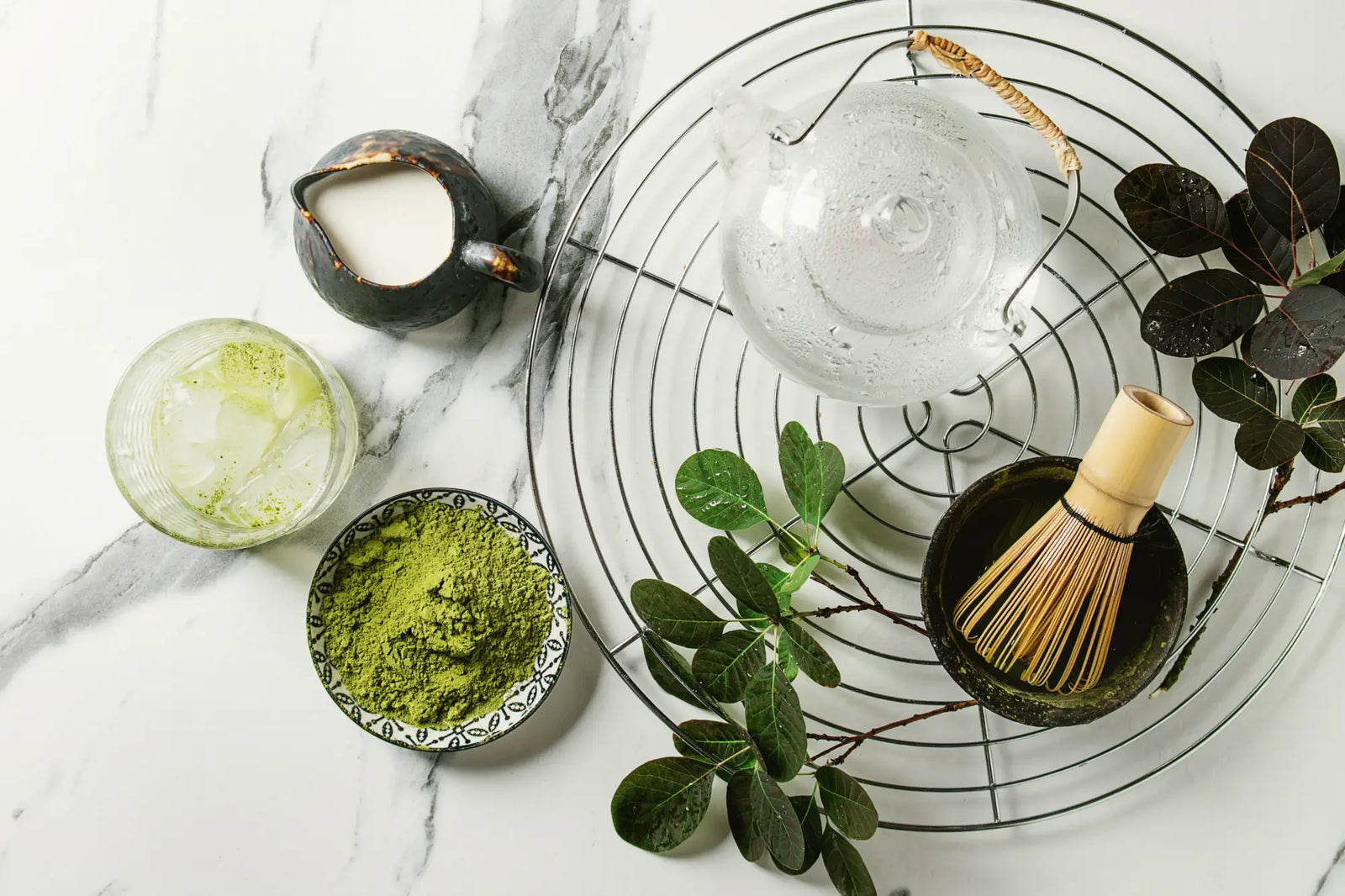 Matcha teen valmistus