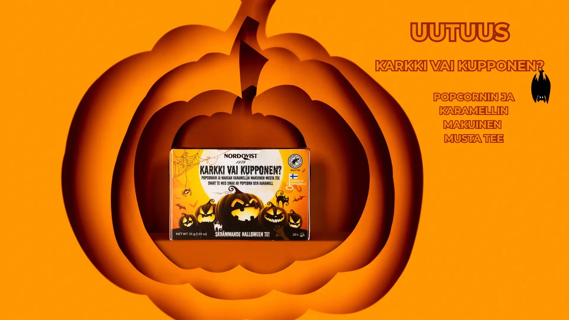 Karkki vai kepponen teepaketti uutuus