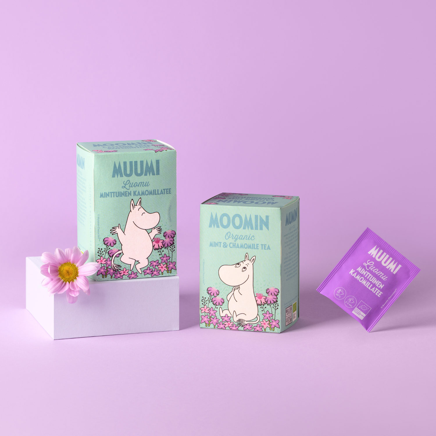 Muumi minttuinen kamomillatee -pussitee UUTUUS