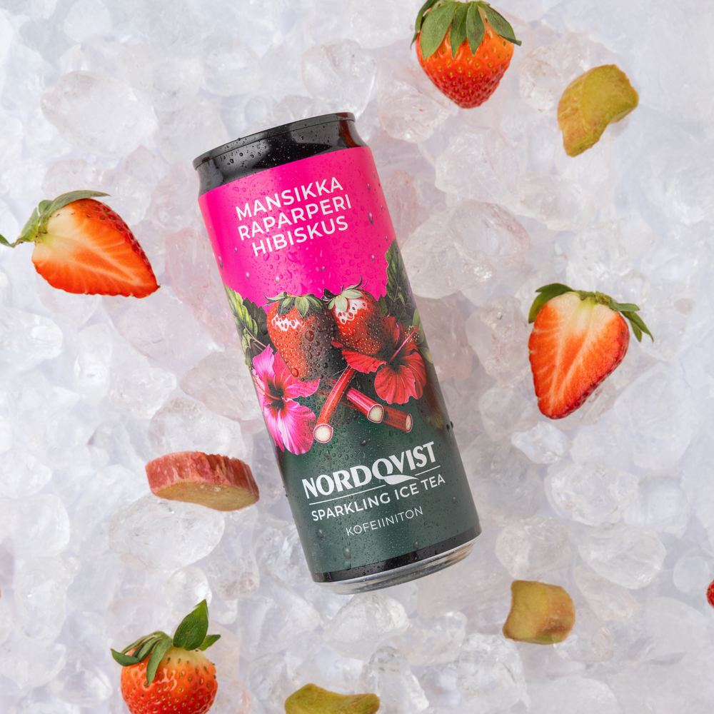 Sparkling Ice tea Mansikka-Raparperi hibiskus UUTUUS