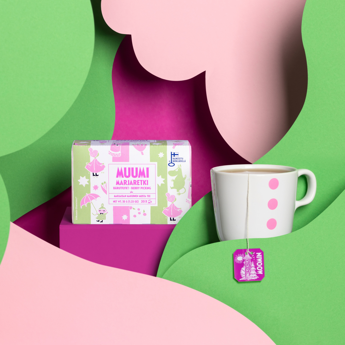 Muumi Marjaretki -pussitee