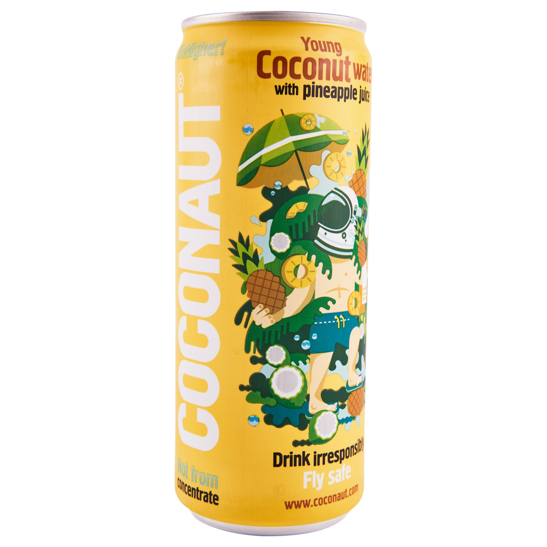 Coconaut® vesi GoHigher! Ananasmehulla HUOM viimeinen käyttöpäivä 15.09.2024