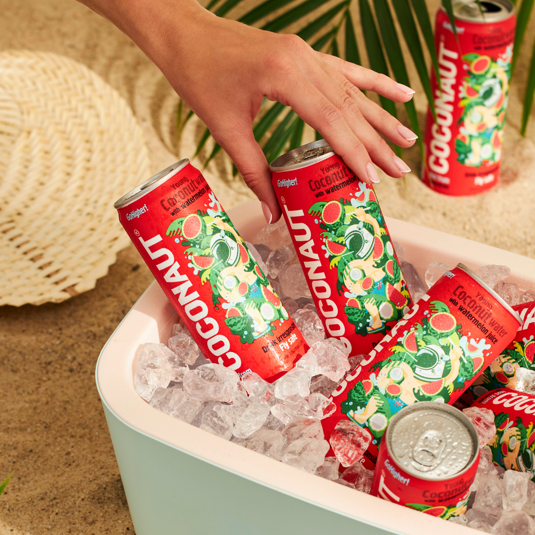 Coconaut® vesi GoHigher! Vesimelonin makuinen kookosvesi