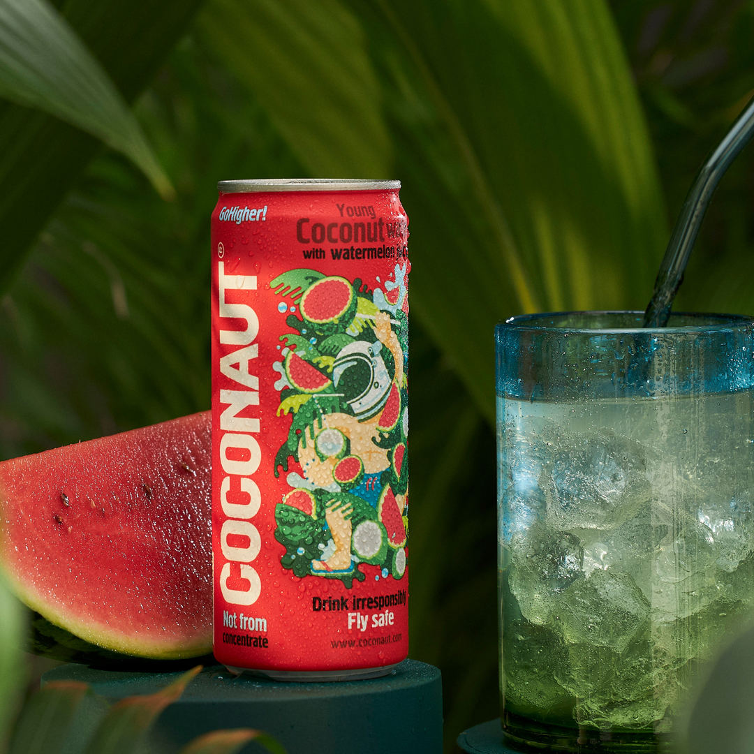 Coconaut® vesi GoHigher! Vesimelonin makuinen kookosvesi