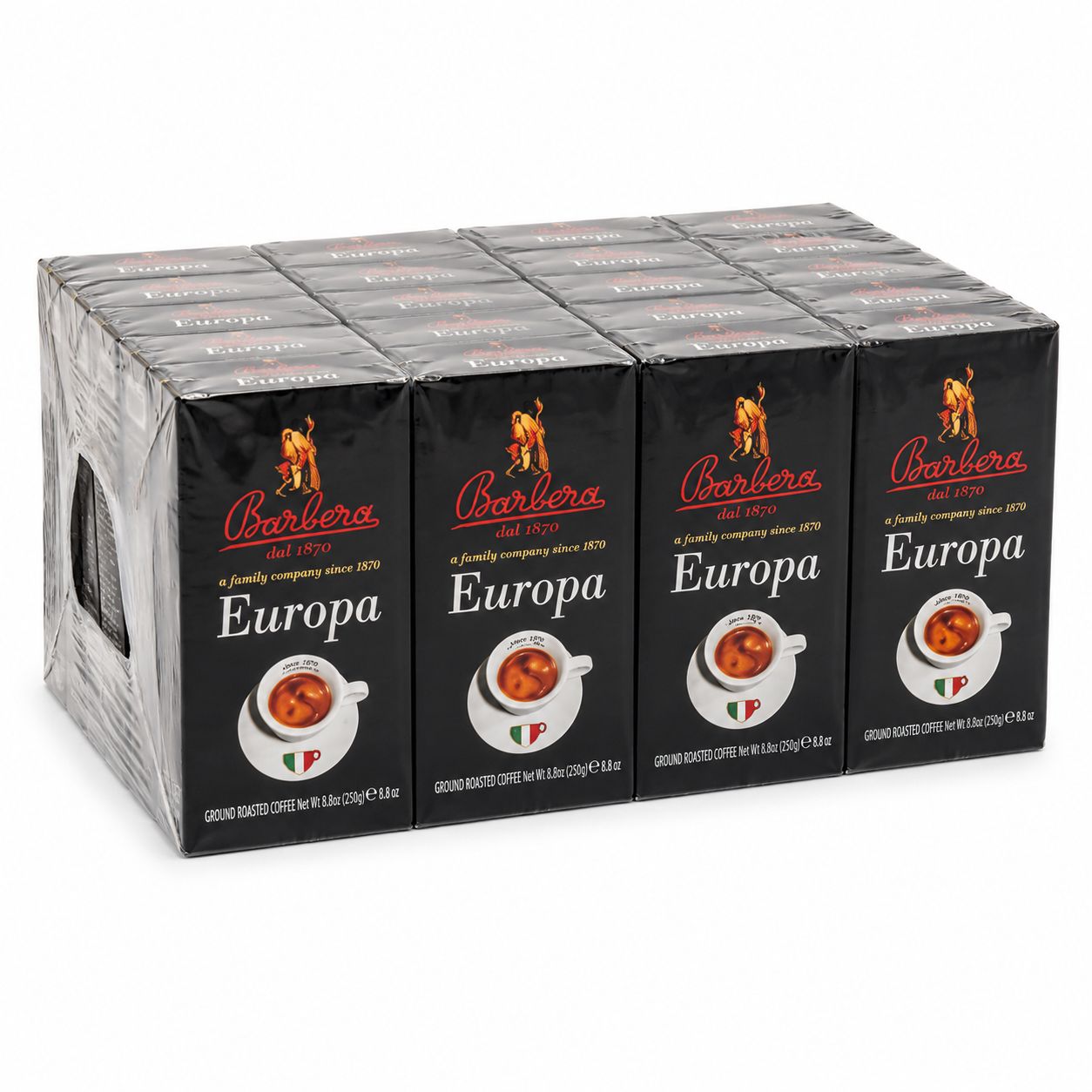 Barbera Europa -jauhettu kahvi 250g x 24kpl