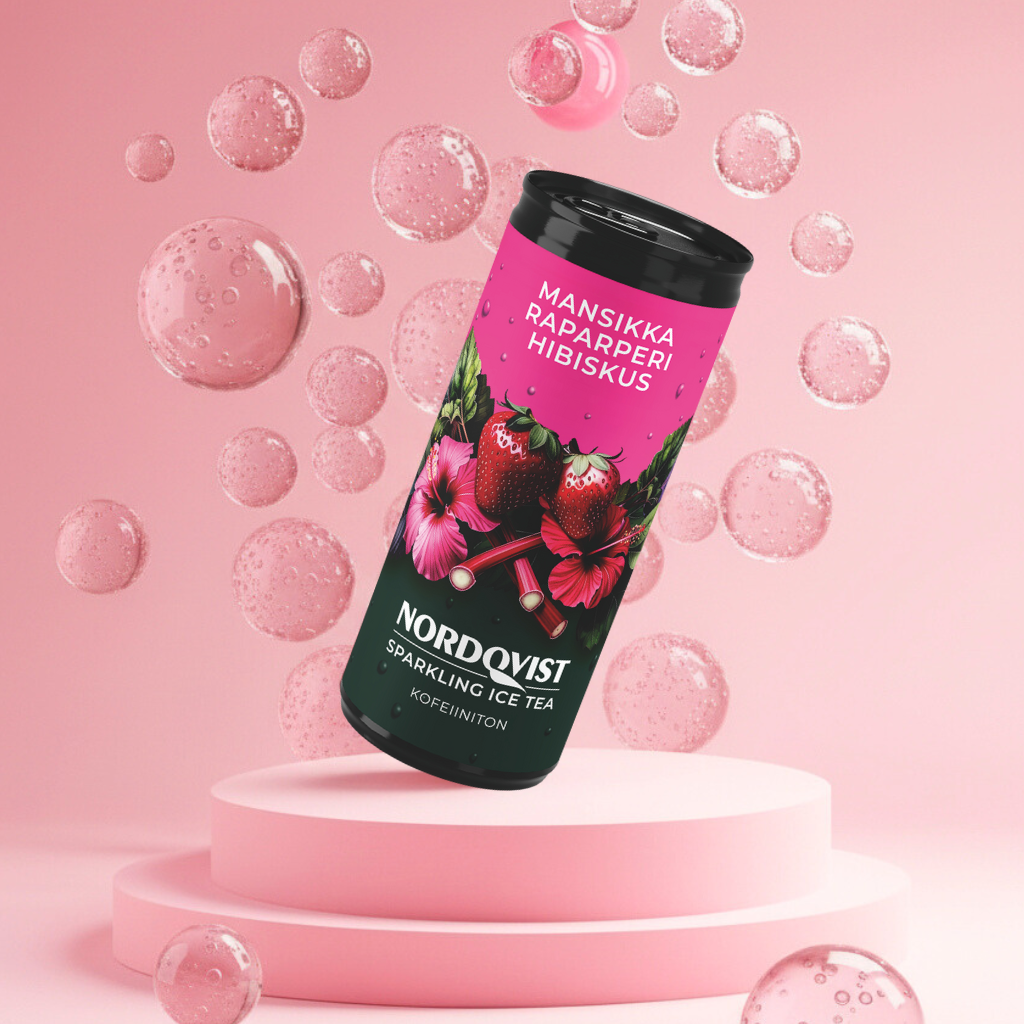 Sparkling Ice tea Mansikka-Raparperi hibiskus UUTUUS