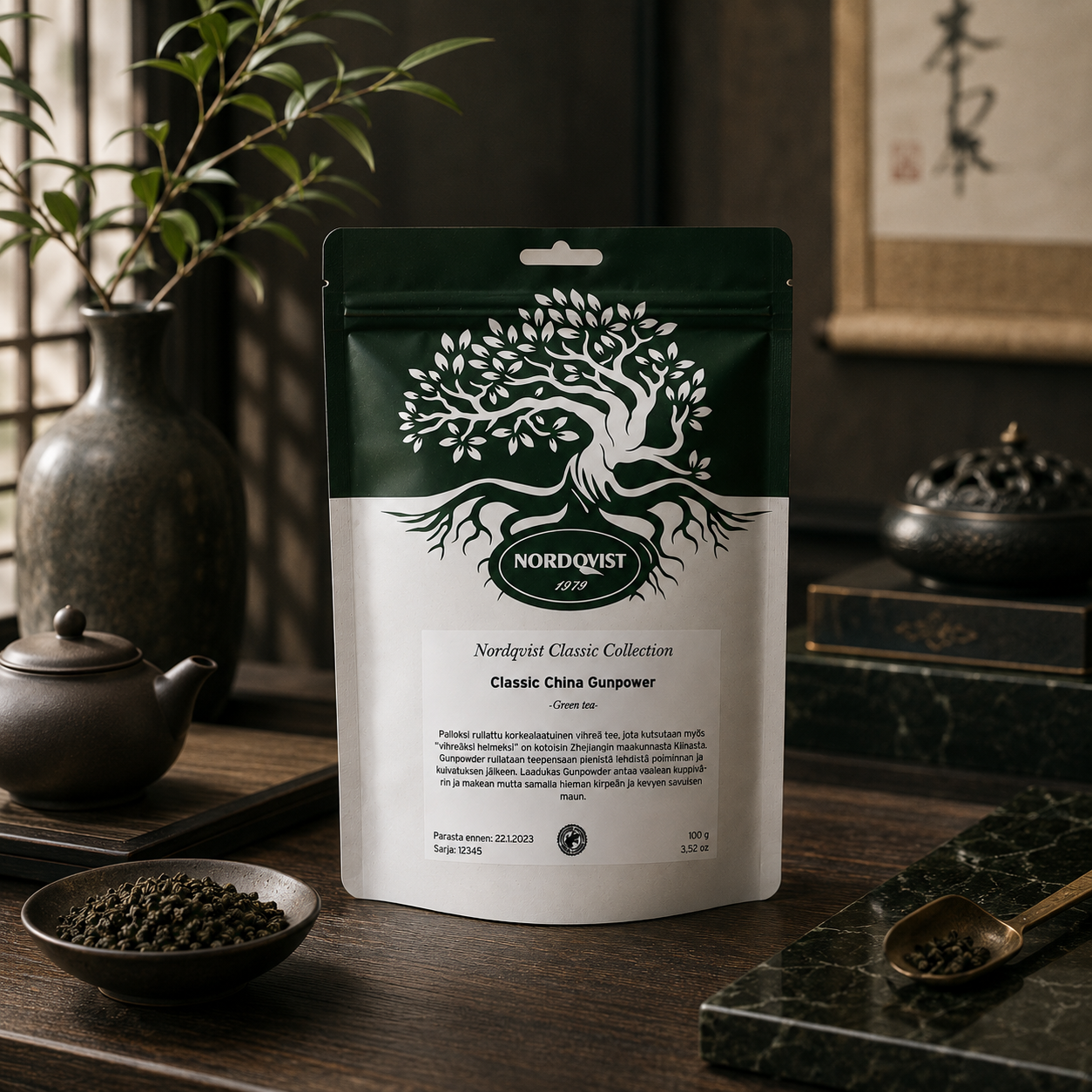 CLASSIC Ruuti Gunpowder -lehtitee 500 g