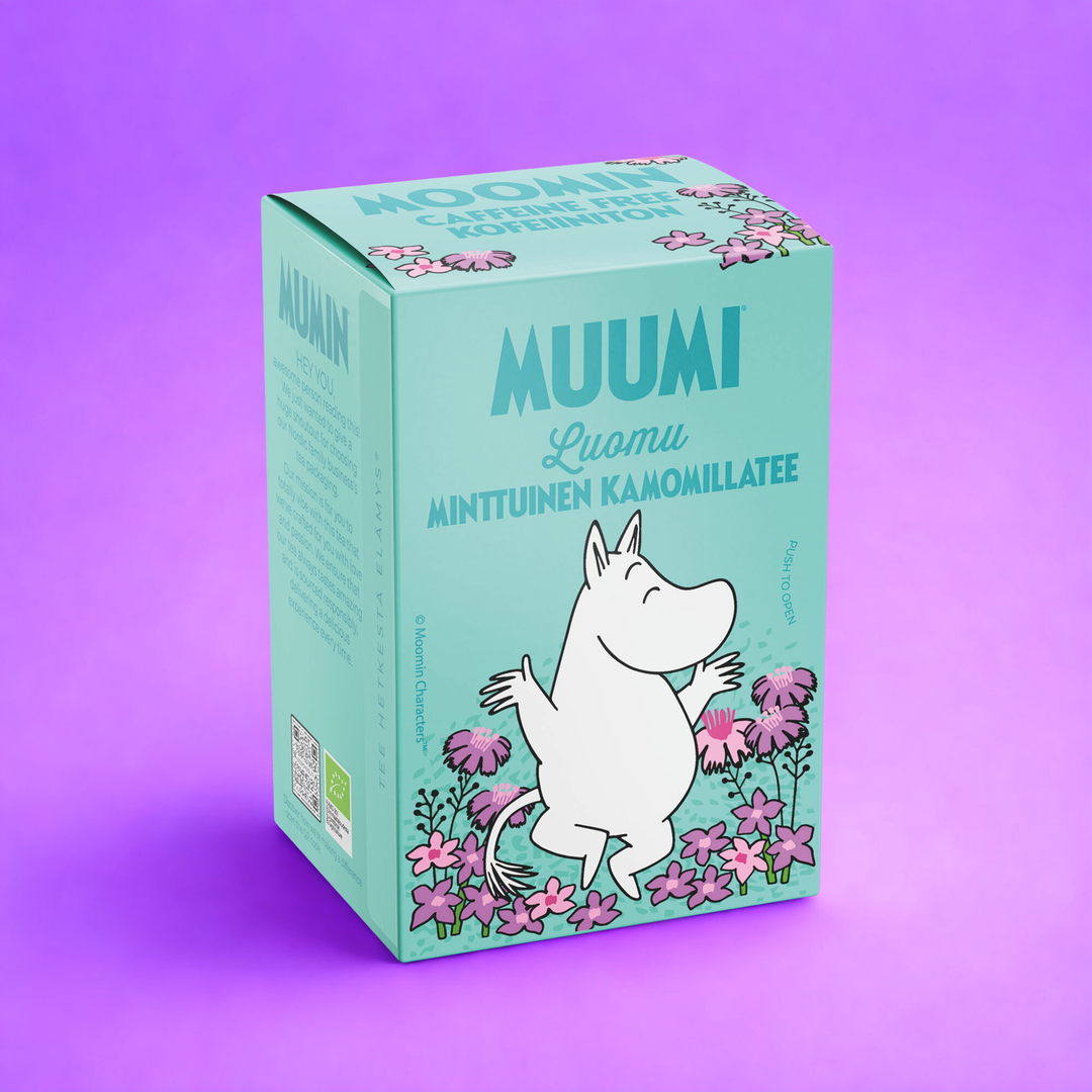 Muumi minttuinen kamomillatee -pussitee UUTUUS