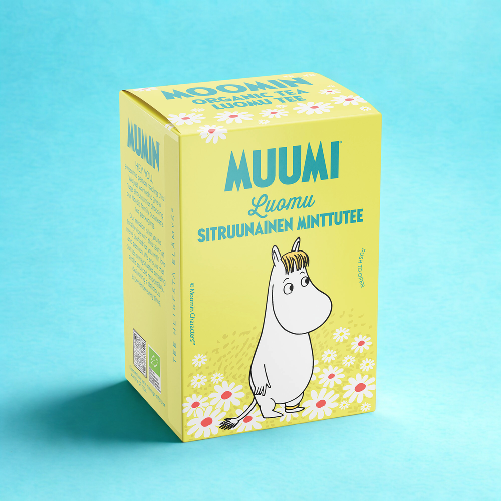 Muumi sitruunainen minttutee -pussitee UUTUUS