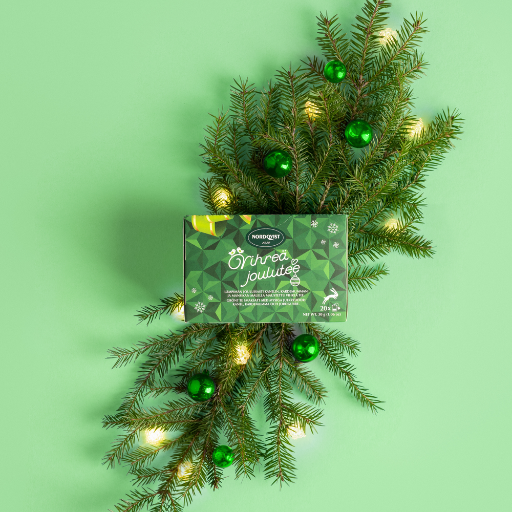 Vihreä Joulutee -pussitee