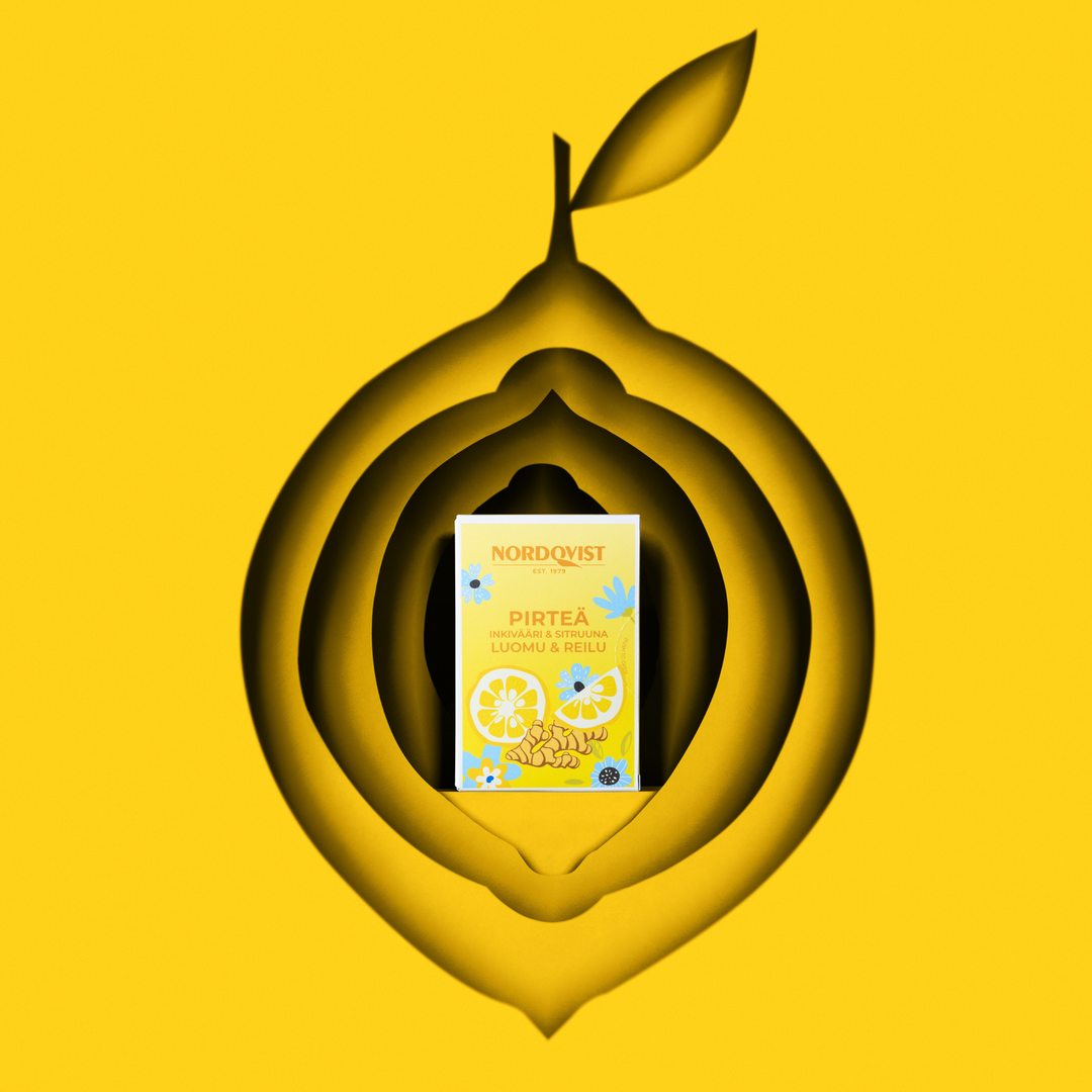 Pirteä-pussitee UUSI DESIGN