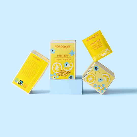 Pirteä-pussitee UUSI DESIGN