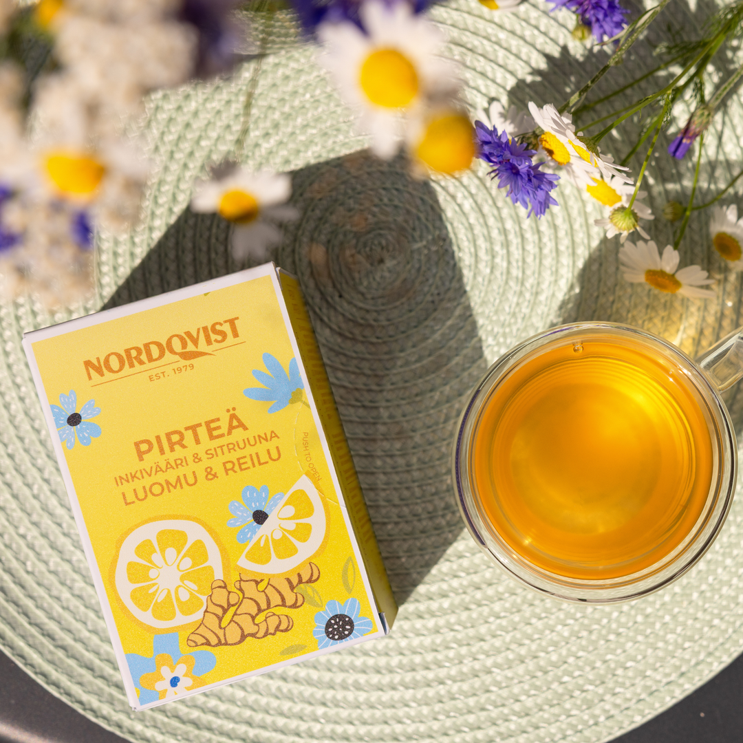 Pirteä-pussitee UUSI DESIGN