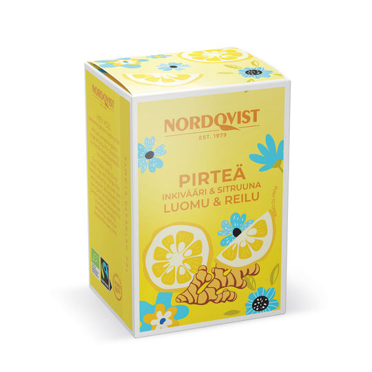 Pirteä-pussitee UUSI DESIGN