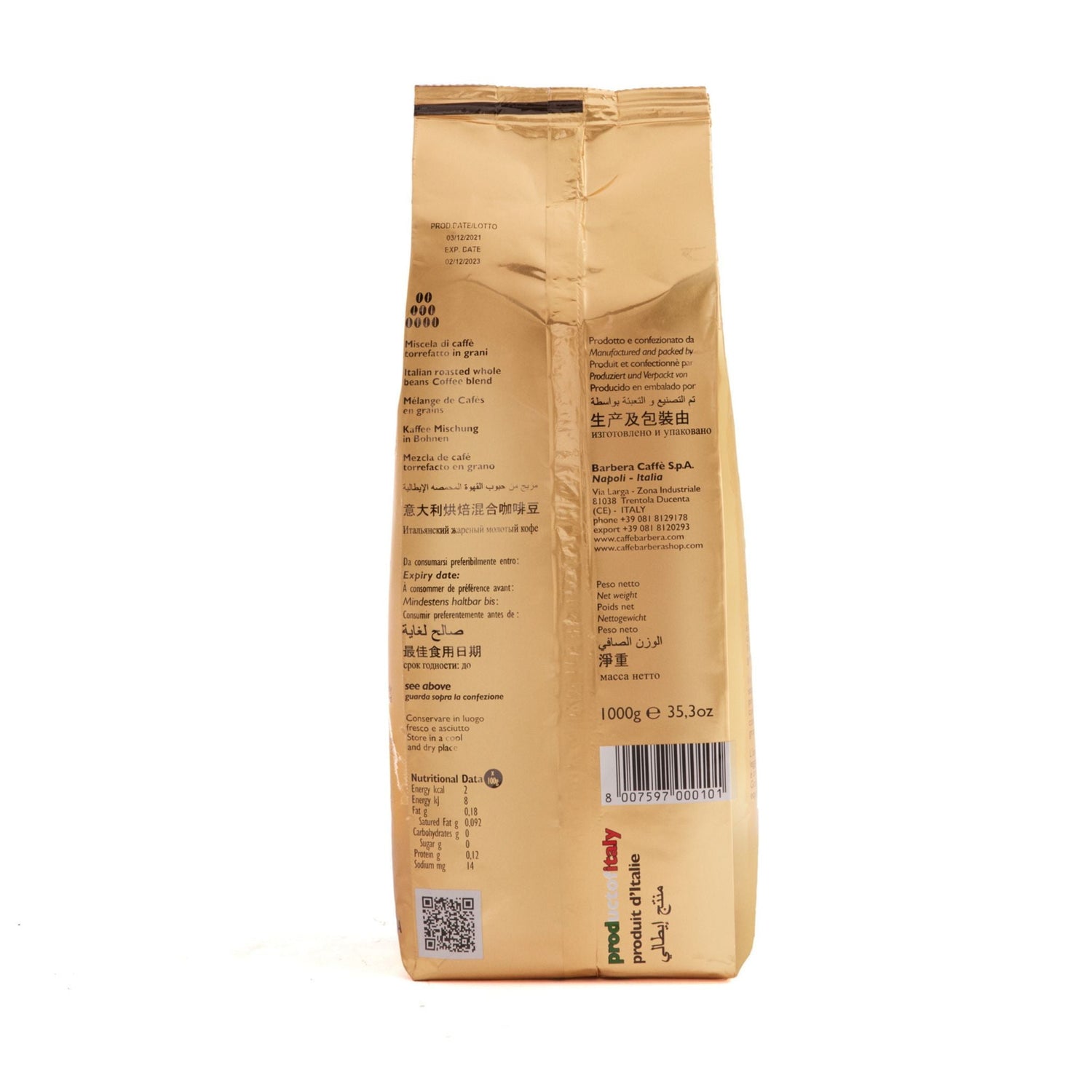 Barbera Mago Blend -kahvipavut 1 kg - kahvi