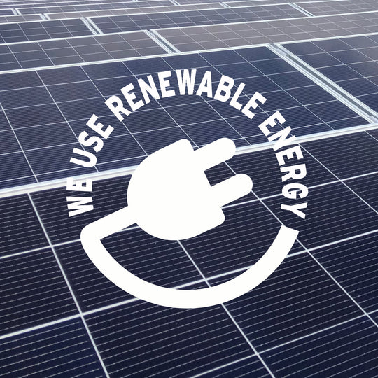 we use renewable energy