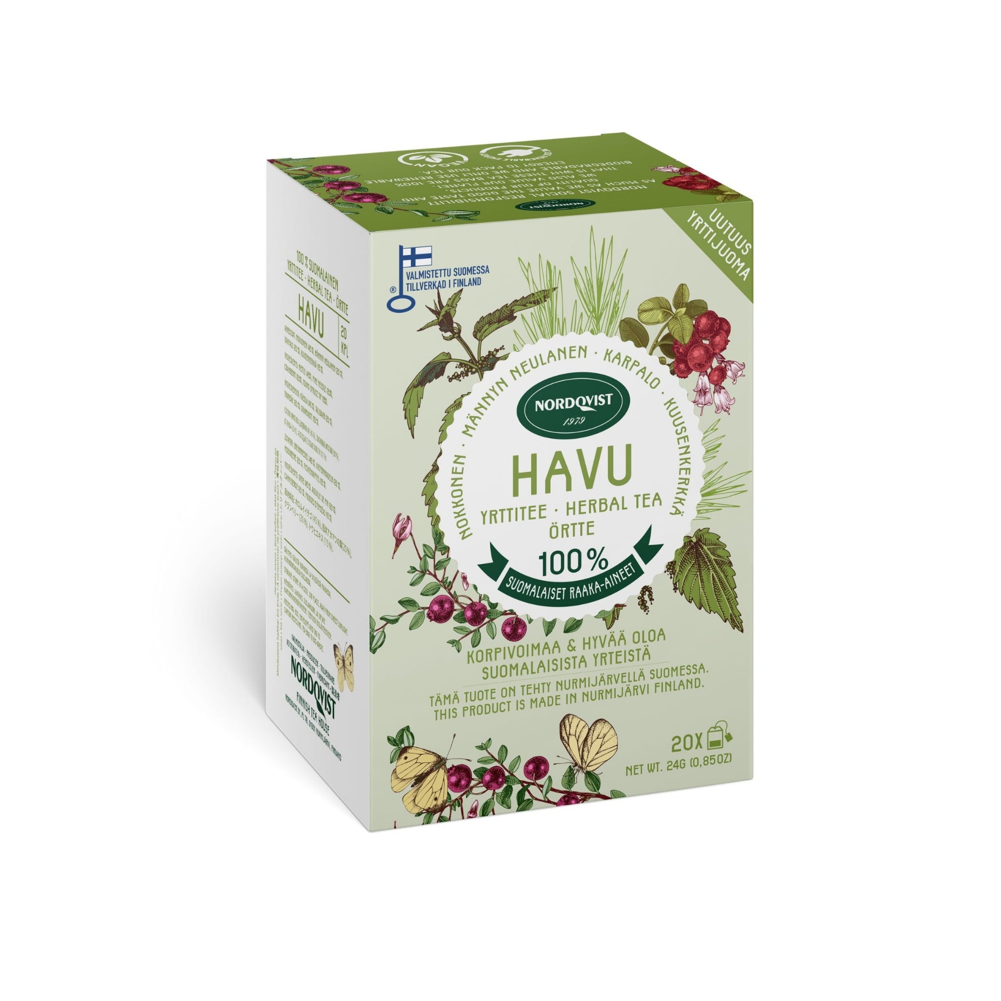 Havu-yrttijuoma - Pussitee
