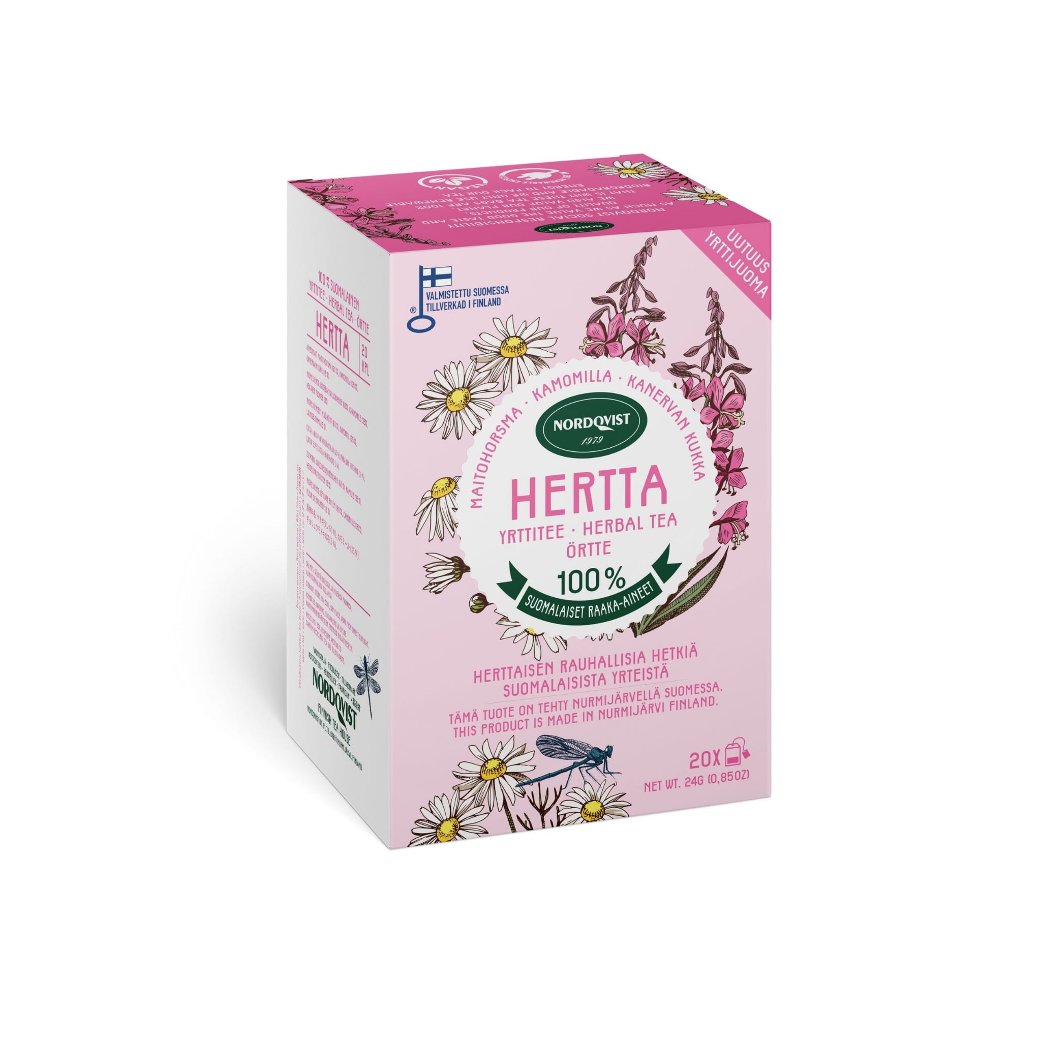 Hertta-yrttijuoma - Pussitee