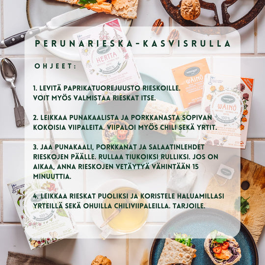 Hertta-yrttijuoma - Pussitee