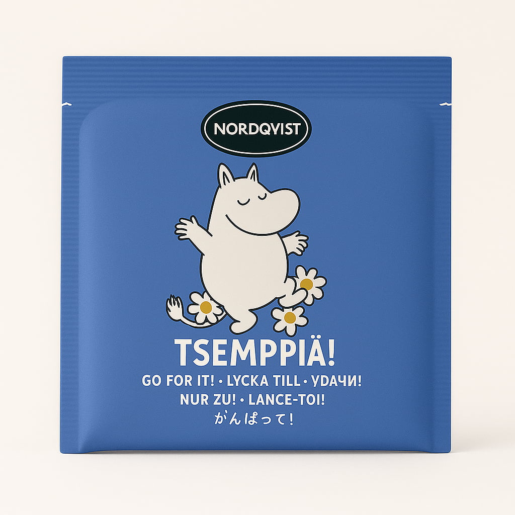 Päivän Paras Hetki -pussitee UUSI DESIGN - 1kpl - Pussitee