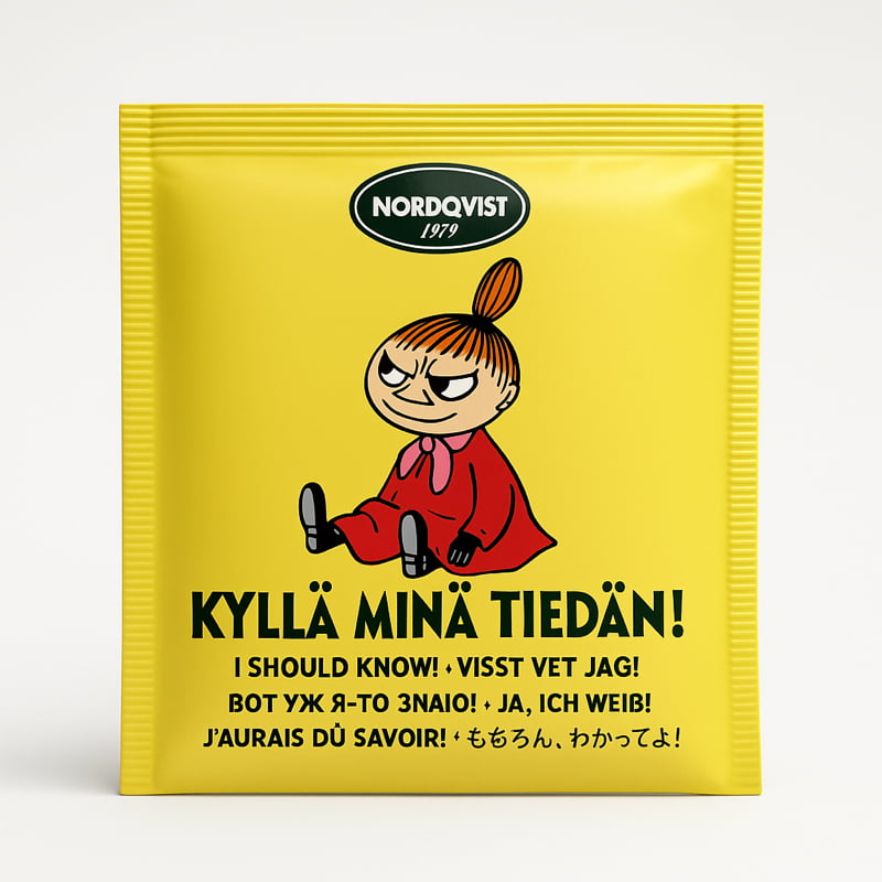 Päivän Paras Hetki -pussitee UUSI DESIGN - 1kpl - Pussitee