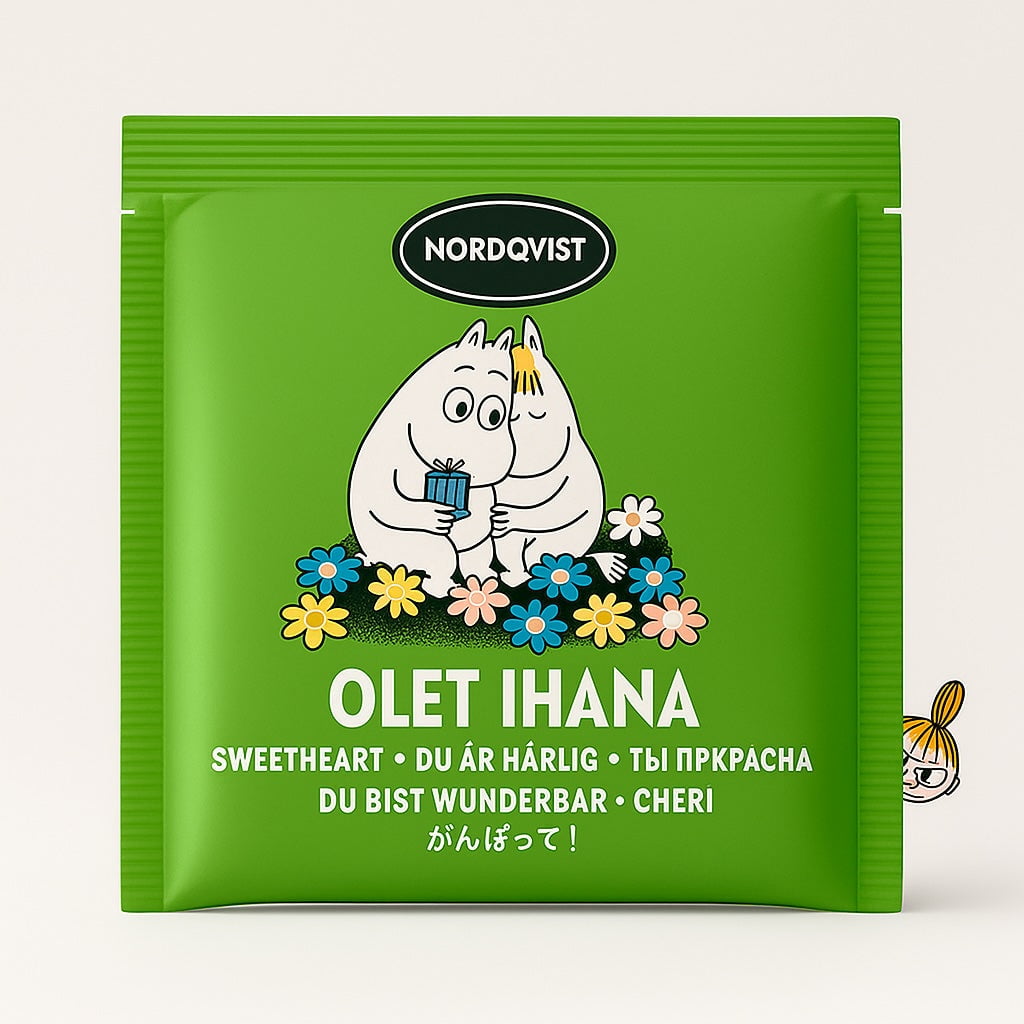 Päivän Paras Hetki -pussitee UUSI DESIGN - 1kpl - Pussitee
