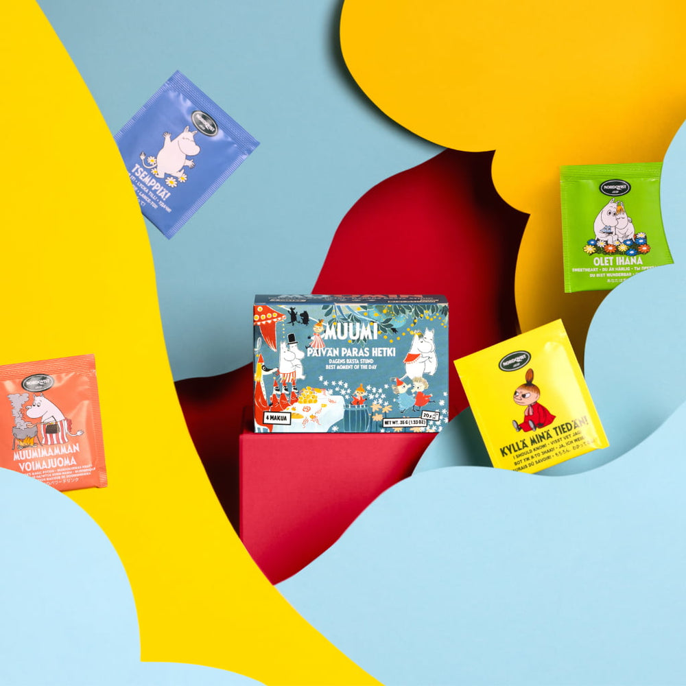 Päivän Paras Hetki -pussitee UUSI DESIGN - 1kpl - Pussitee