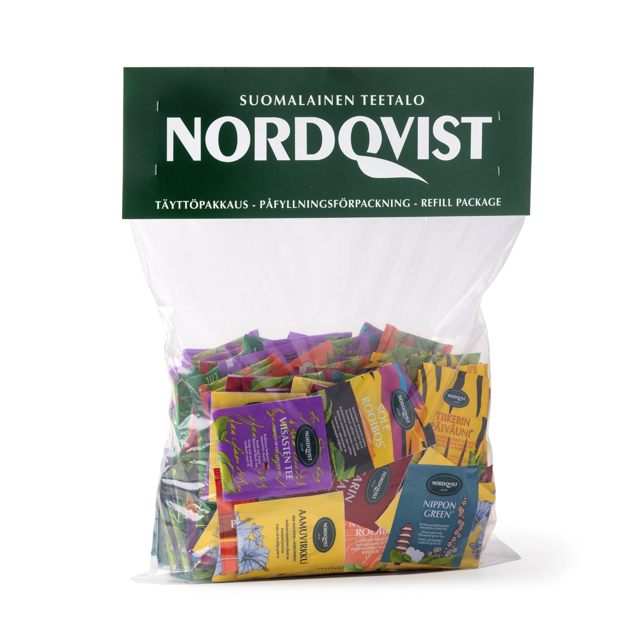 Tee Hetkestä Elämys, pussitee, täyttöpakkaus