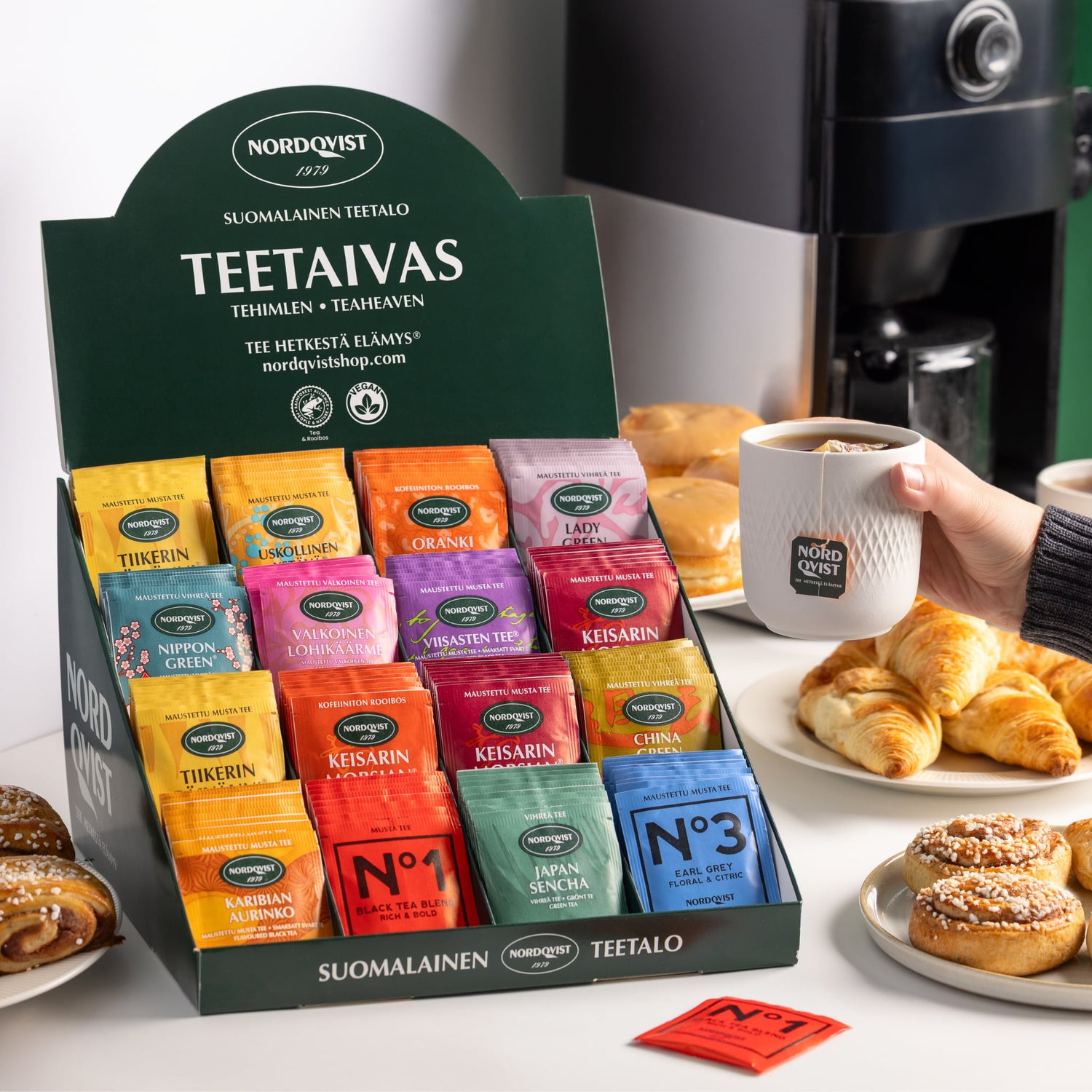 Teetaivas-kahvilapakkaus 160 pss - Pussitee
