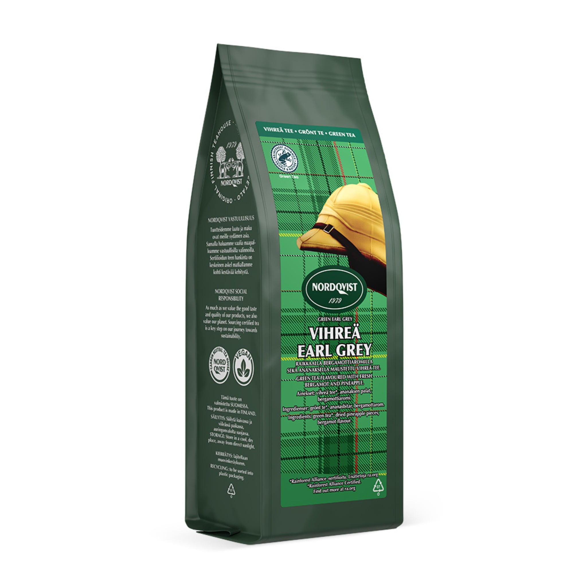 Vihreä Earl Grey - lehtitee