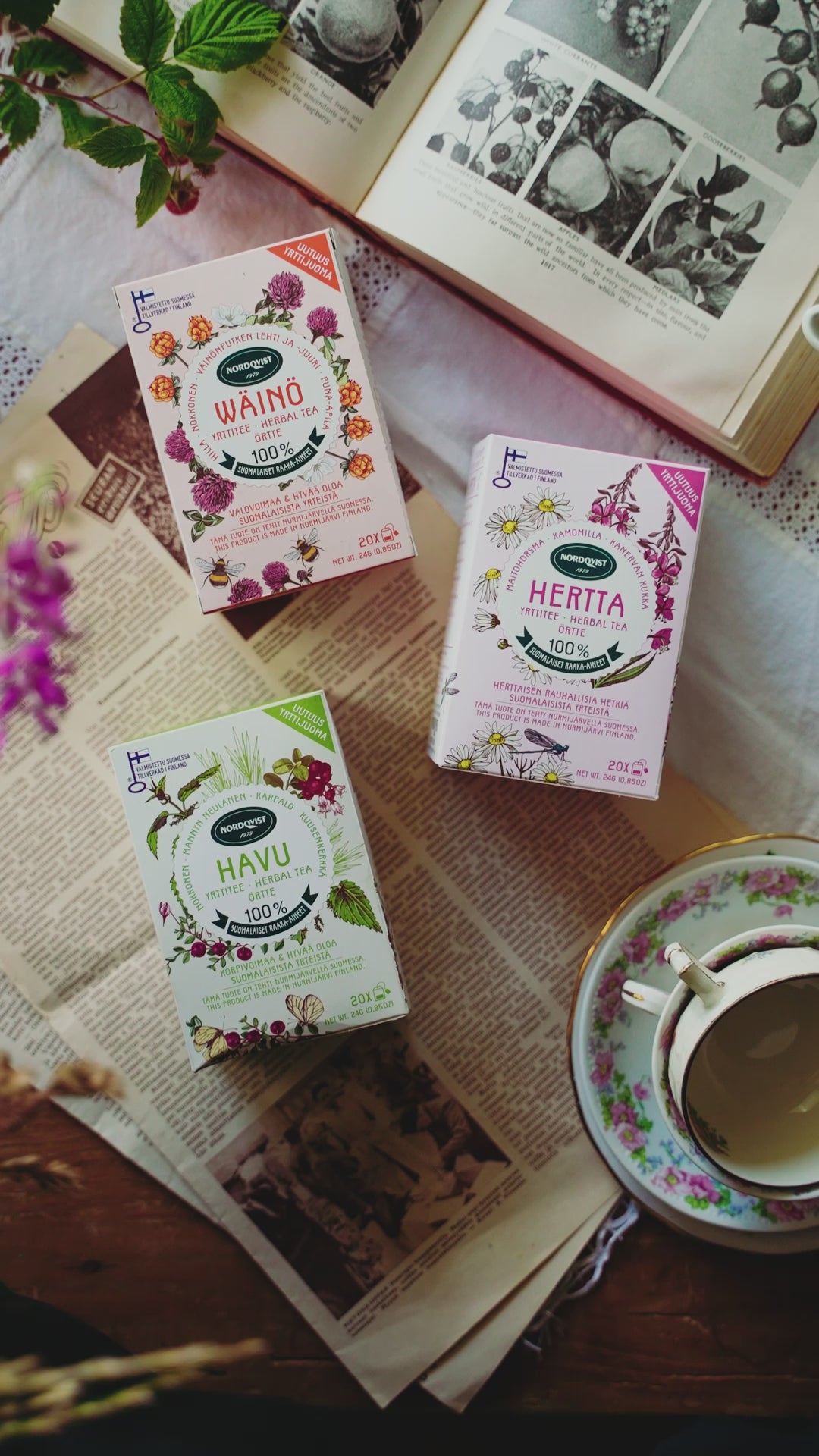 HERTTA Finnish herbal tea NEW